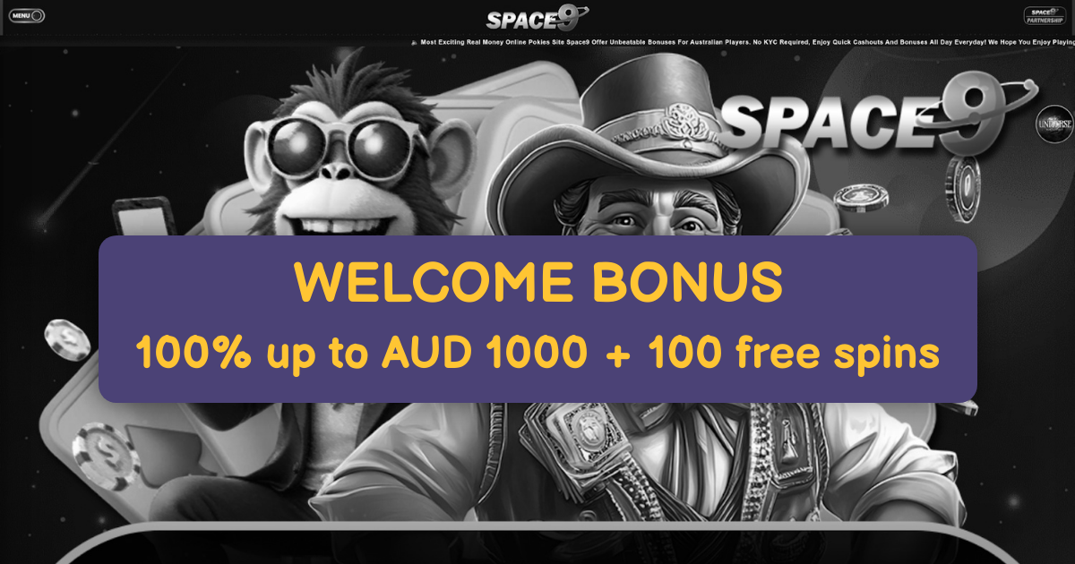 Space9 Casino welcome bonus